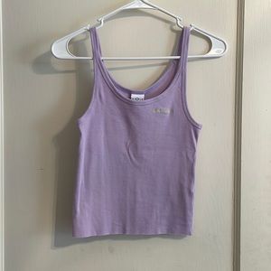 UO iets frans Scoop Neck Tank Top in Lilac, Size S